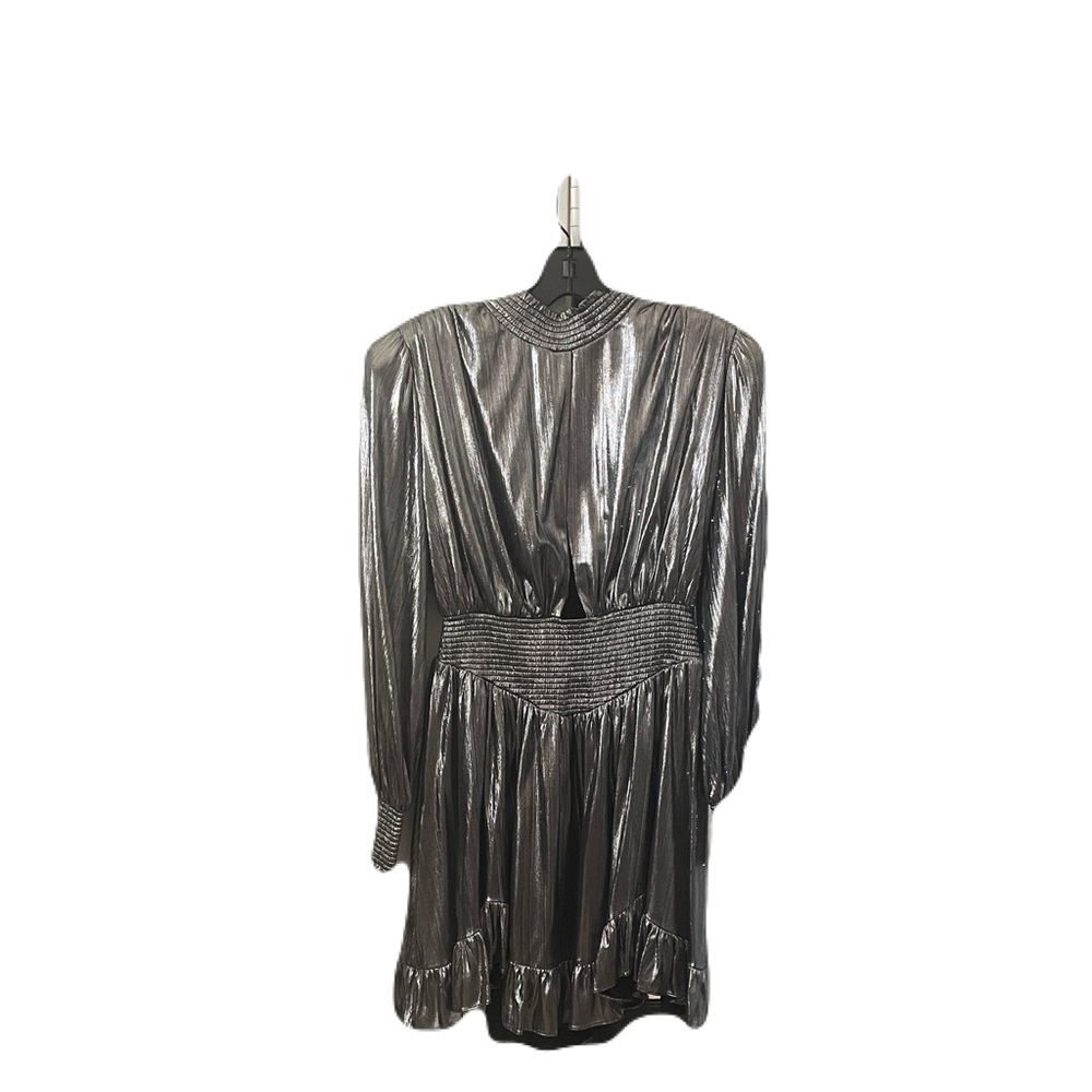 Metallic Silver Dress